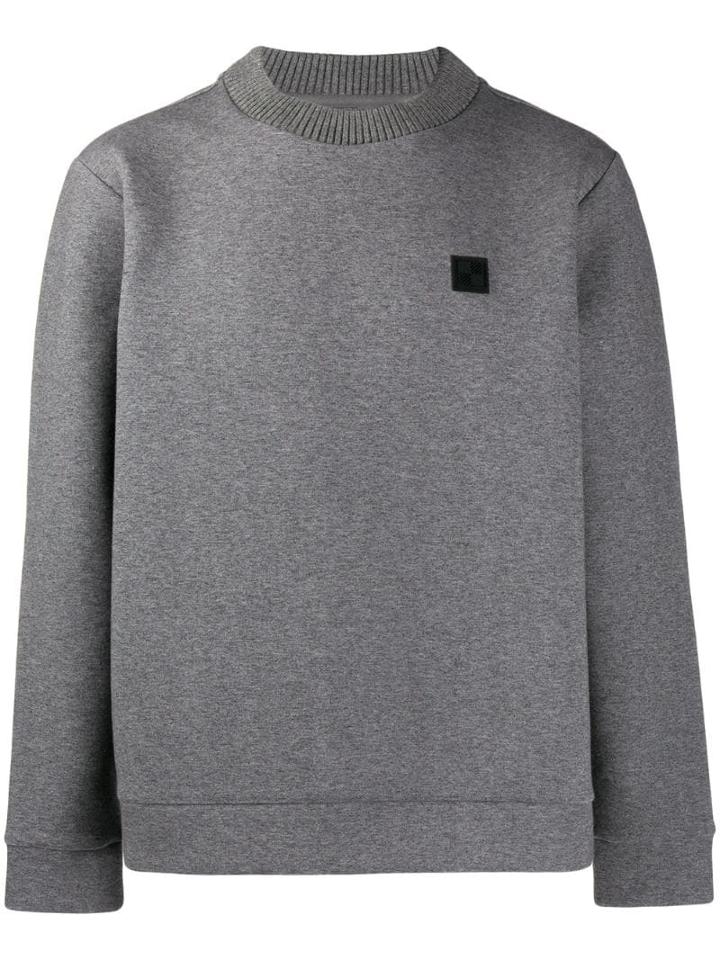 Woolrich Contrasting Patch Jumper - Grey