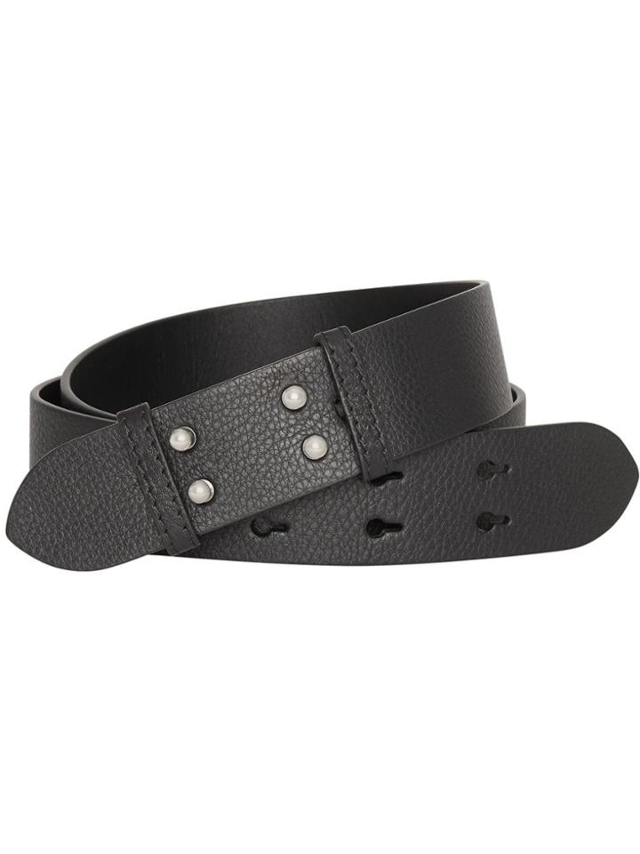 Burberry The Medium Belt Bag Grainy Leather Belt - Black