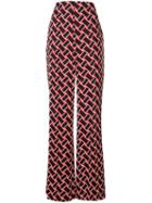 Diane Von Furstenberg Erica Wide-leg Trousers - Red