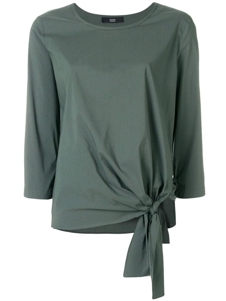 Steffen Schraut Tied Detail Blouse - Green