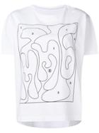 Mm6 Maison Margiela White Puzzle T-shirt