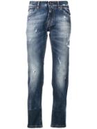 Dolce & Gabbana Stonewashed Ripped Jeans - Blue