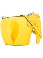 Loewe Elephant Crossbody Bag, Women's, Yellow/orange, Leather