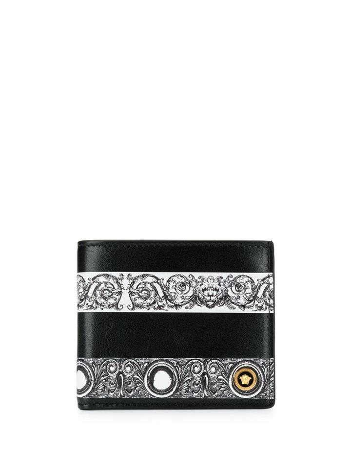 Versace Medusa Head Bi-fold Wallet - Black