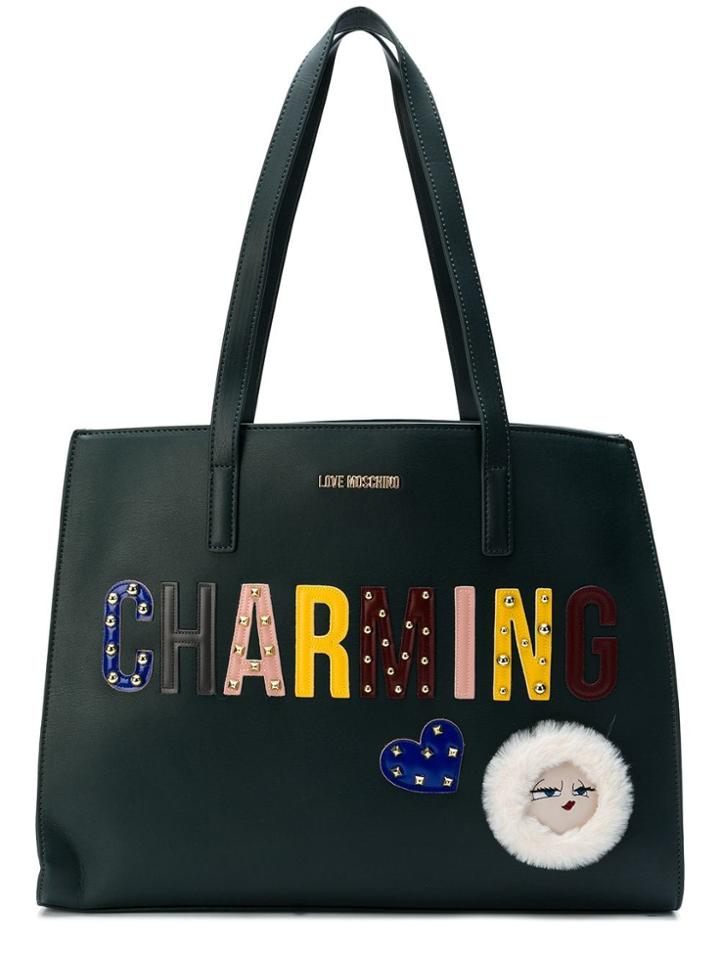 Love Moschino Charming Tote Bag - Green
