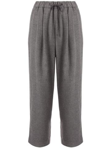 Enföld Drawstring Trousers - Grey