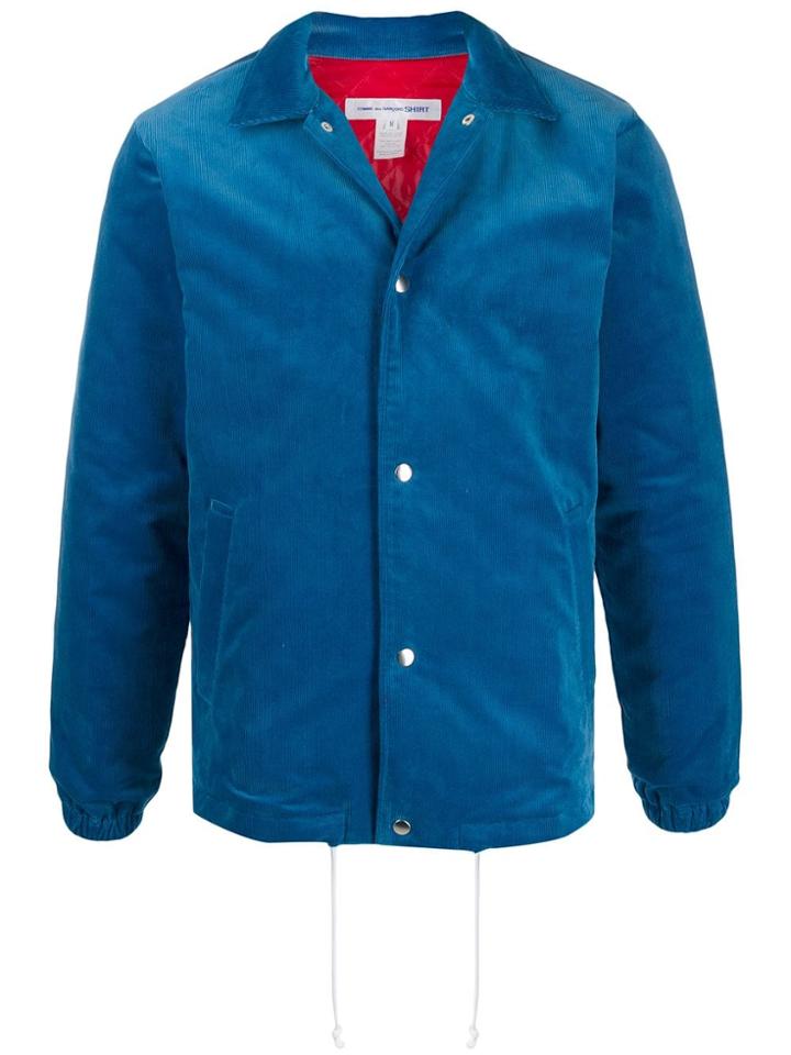 Comme Des Garçons Shirt Slim-fit Shirt-jacket - Blue