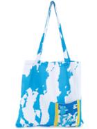 Wan Hung - Hainan Tote Bag - Men - Cotton/acrylic - One Size, Blue, Cotton/acrylic
