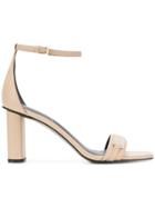 Kendall+kylie Box Chain Embellished Sandals - Nude & Neutrals