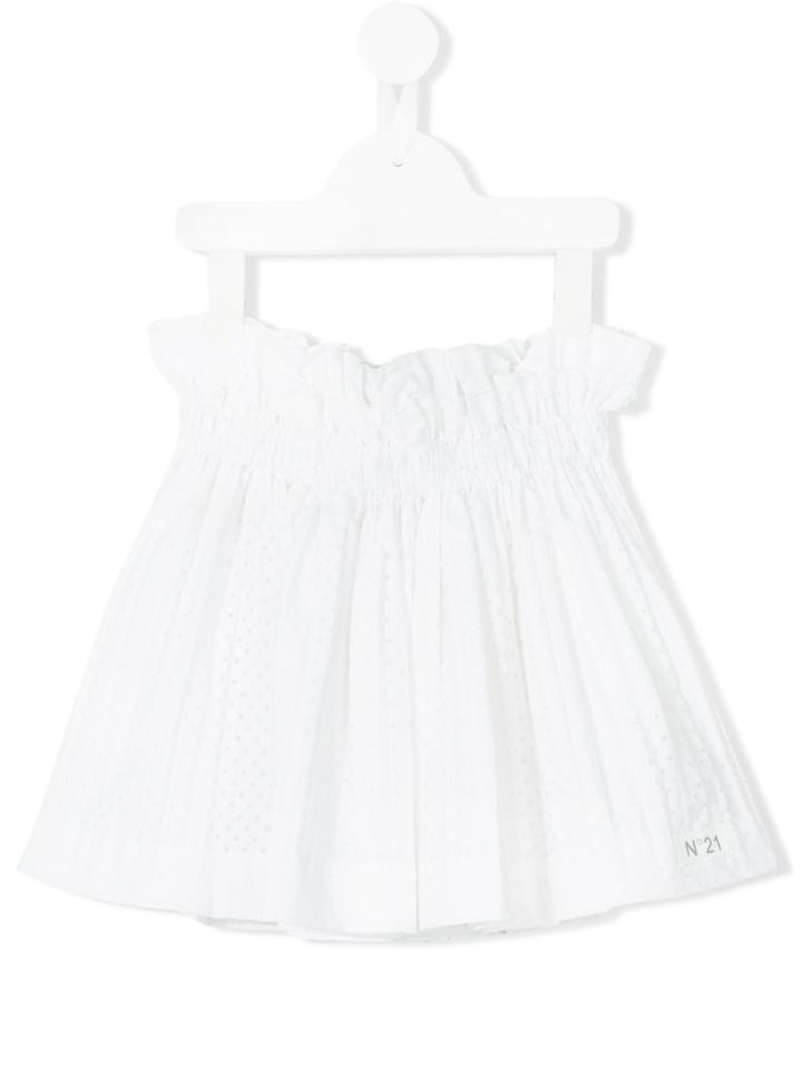 No21 Kids - Pleated Skirt - Kids - Cotton - 10 Yrs, White