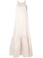 3.1 Phillip Lim Long Striped Tent Dress - Brown