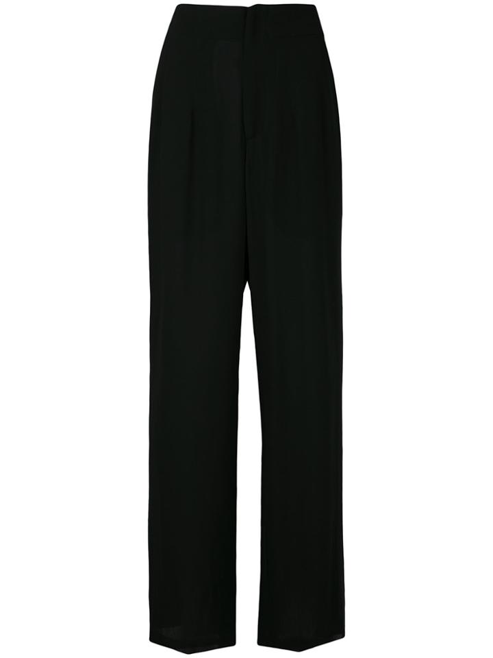 Gentry Portofino Straight Leg Trousers - Black