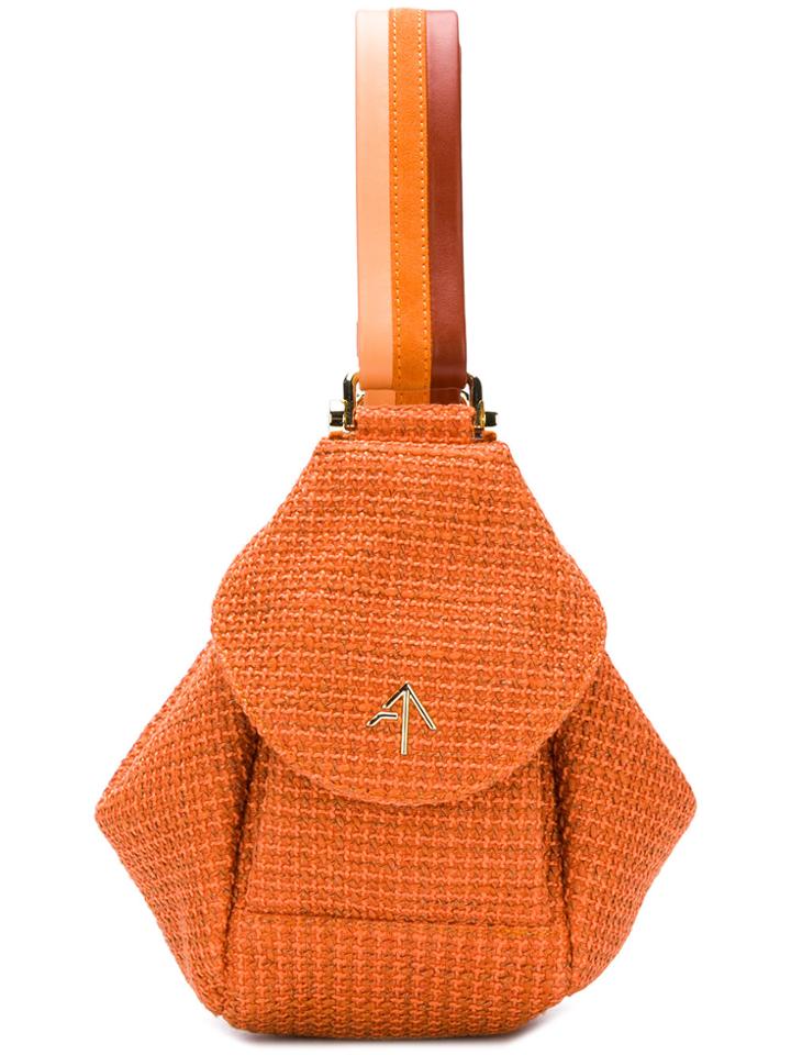Manu Atelier Micro Fernweh Tote Bag - Yellow & Orange