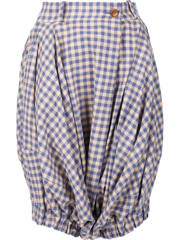 Vivienne Westwood Checked Shorts, Women's, Size: 40, Pink/purple, Cotton