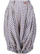 Vivienne Westwood Checked Shorts, Women's, Size: 40, Pink/purple, Cotton