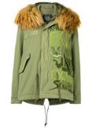 Mr & Mrs Italy Embroidered Midi Parka - C3157