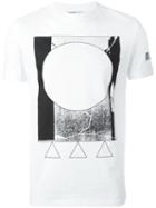 Mcq Alexander Mcqueen Geometric Print T-shirt, Men's, Size: Xl, White, Cotton