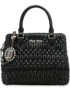 Miu Miu Cloqué Tote Bag - Black