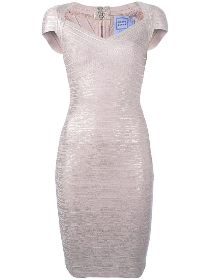 Hervé Léger 'tejana' Dress - Pink