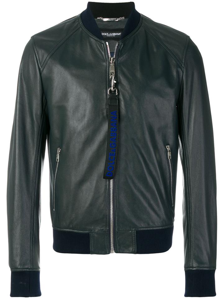 Dolce & Gabbana Bomber Jacket - Blue