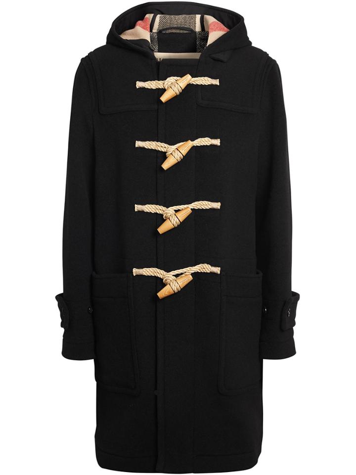 Burberry The Greenwich Duffle Coat - Black