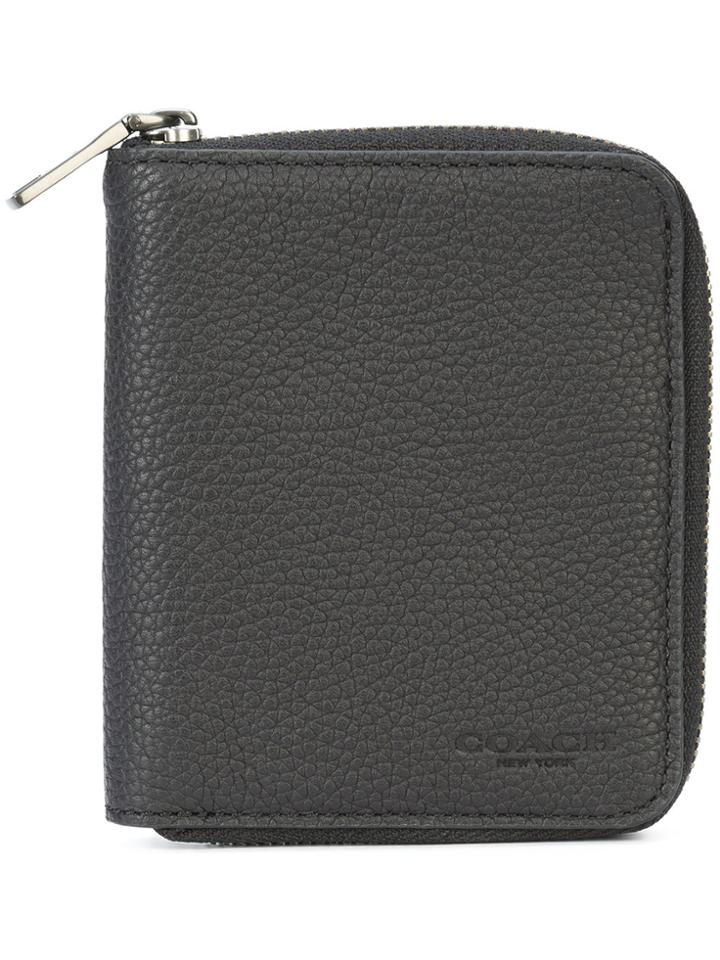 Coach Small Zip-around Wallet - Black