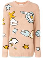 Coach Outerspace Intarsia Jumper - Nude & Neutrals