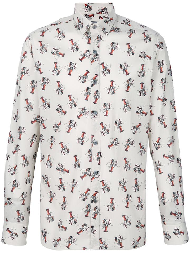 Lanvin Lobster Printed Shirt - Nude & Neutrals