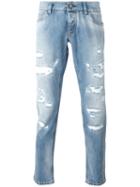 Dolce & Gabbana Slim-fit Jeans, Men's, Size: 52, Blue, Cotton