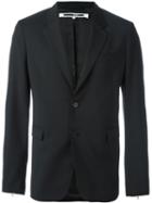 Mcq Alexander Mcqueen Single Breasted Dinner Jacket, Men's, Size: 50, Black, Viscose/wool