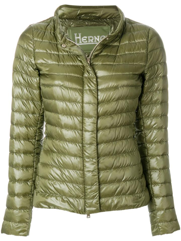 Herno High Neck Down Jacket - Green