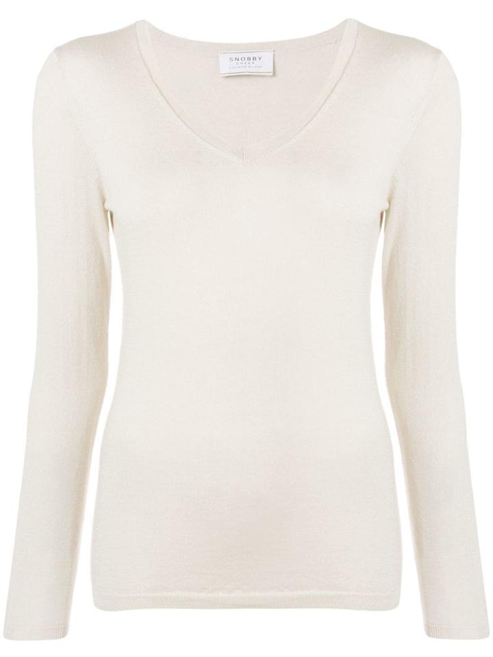 Snobby Sheep Fine Knit Sweater - Nude & Neutrals