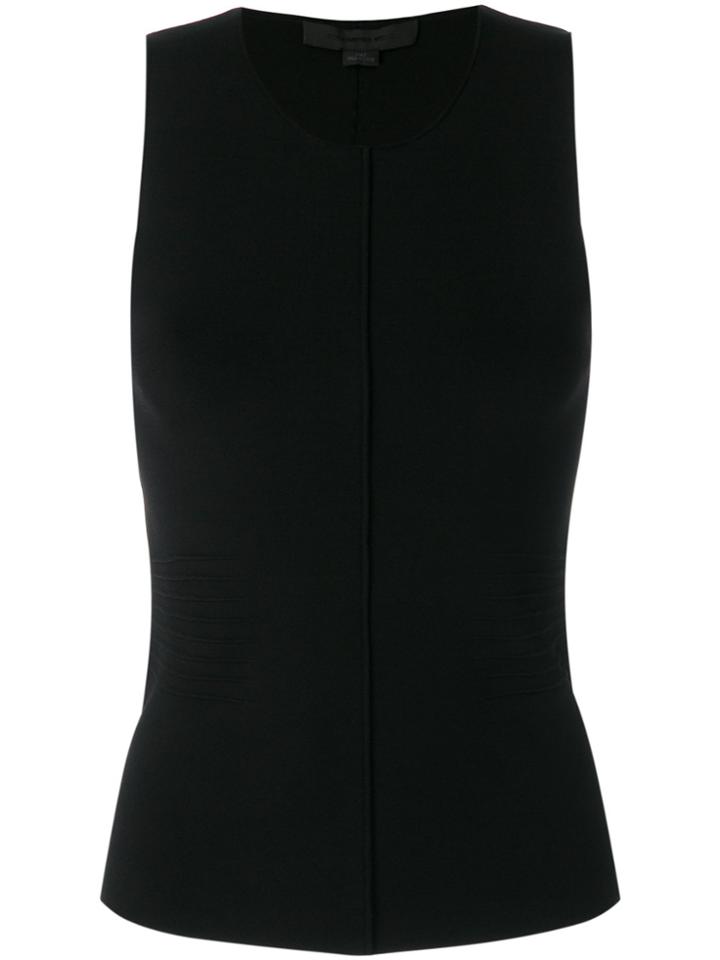 Alexander Wang Pleated Detail Sleeveless Top - Black