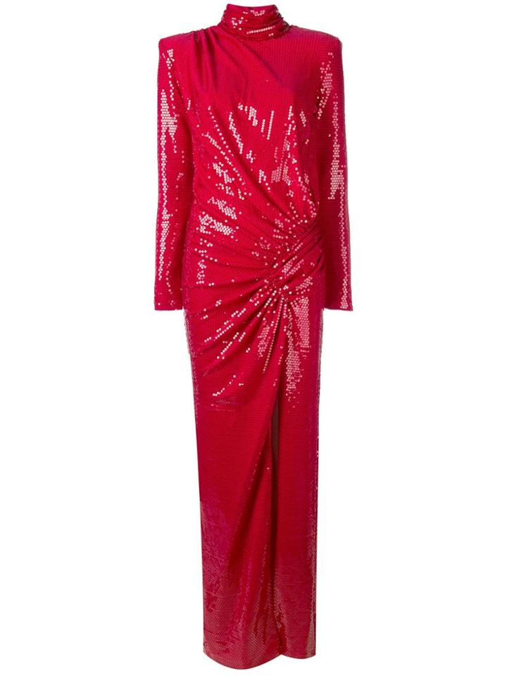 In The Mood For Love Sequined Josefina Dress - Red