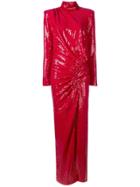 In The Mood For Love Sequined Josefina Dress - Red