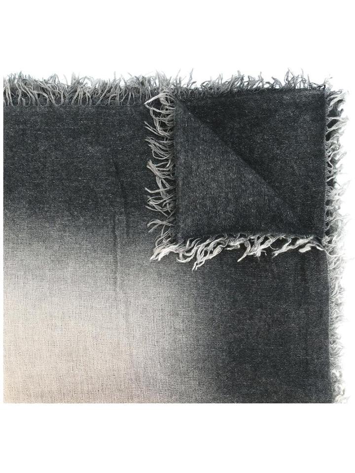 Faliero Sarti Ombre Scarf, Adult Unisex, Grey, Virgin Wool/silk/cashmere