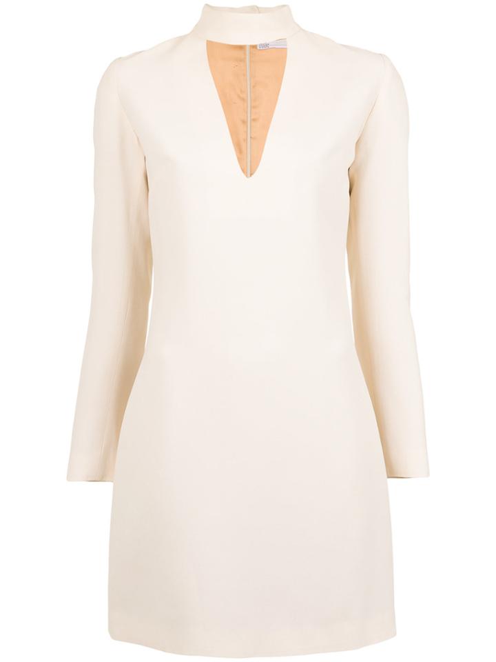 Nk Choker Neck Dress - Nude & Neutrals