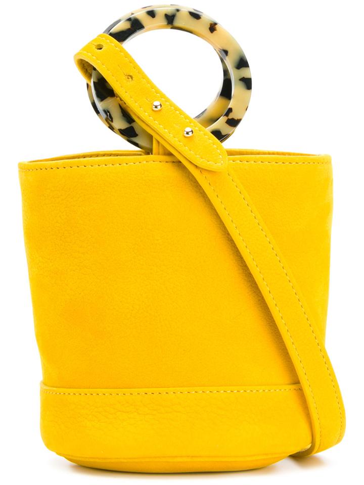 Simon Miller Mini Bucket Tote Bag - Yellow & Orange