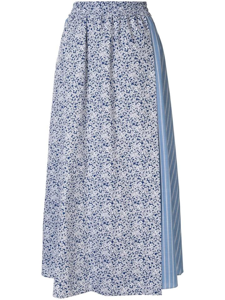 Walk Of Shame Patterned Easy Skirt - Blue