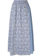 Walk Of Shame Patterned Easy Skirt - Blue
