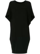 Gloria Coelho Midi Straight Dress - Black