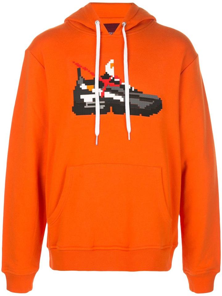 Mostly Heard Rarely Seen 8-bit Virgil 3 Hoodie - Orange
