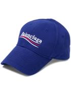 Balenciaga New Political Logo Baseball Cap - Blue