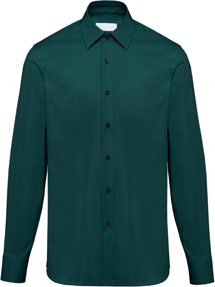 Prada Classic Buttoned Shirt - Blue