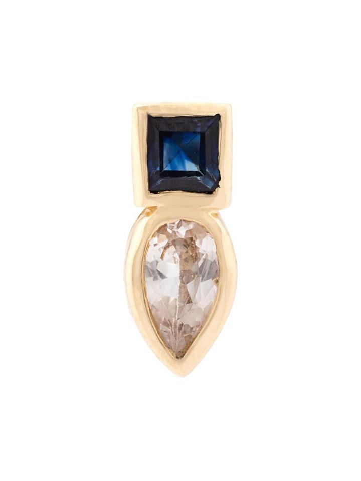 Ilana Ariel Multi Stone Single Earring, Women's, Metallic