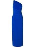 Lauren Ralph Lauren One Shoulder Gown - Blue