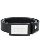 Versace Jeans Couture Logo Buckle Belt - Black