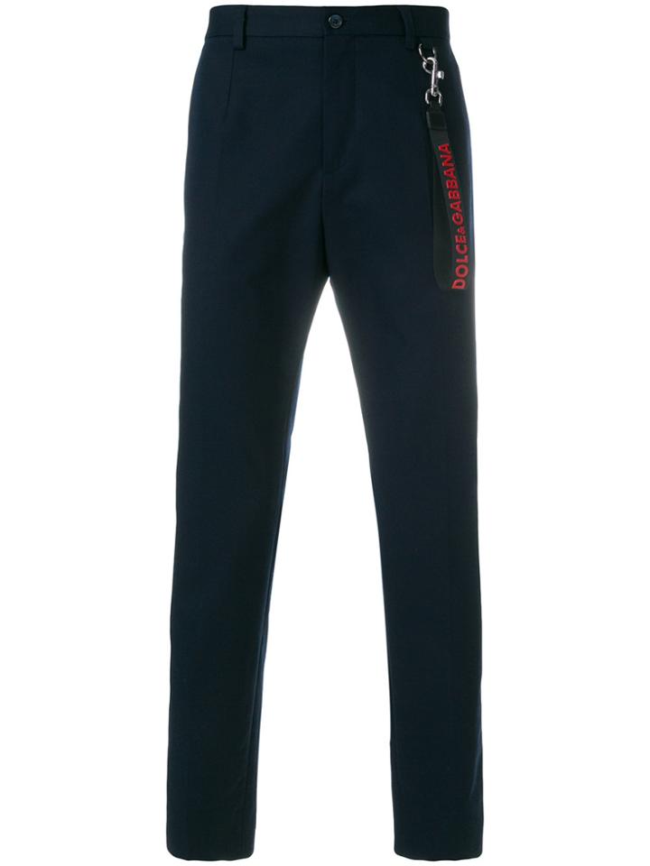 Dolce & Gabbana Stretch Trousers - Blue