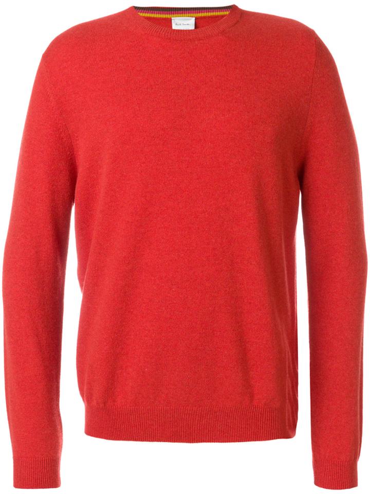 Paul Smith Classic Knitted Sweater - Red