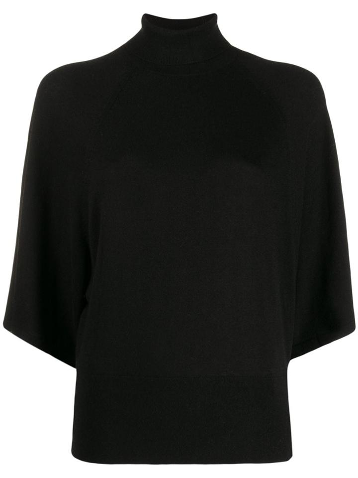 Steffen Schraut Roll Neck Boxy Sweater - Black